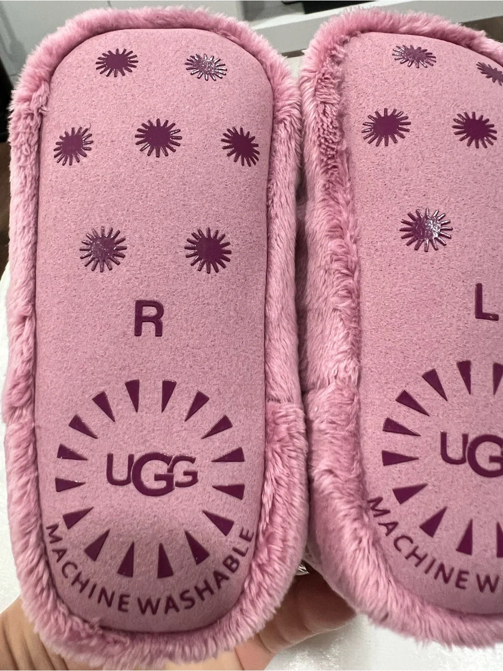 UGG Men’s Plush Casual Socks - Dusty Rose